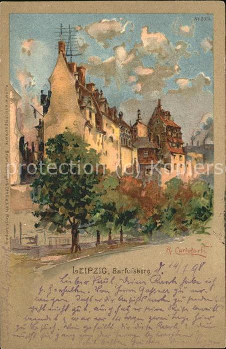 Verlag Buerger Leipzig Nr. 2014 Leipzig Barfussberg R. Carloforli