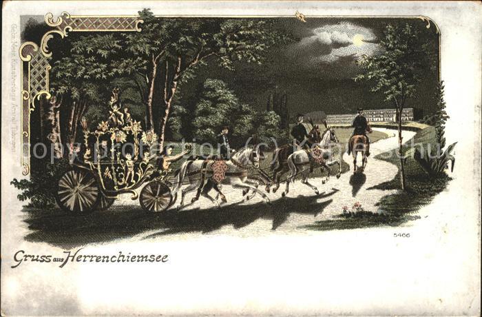 Ludwig II Herrenchiemsee Pferdekutsche
