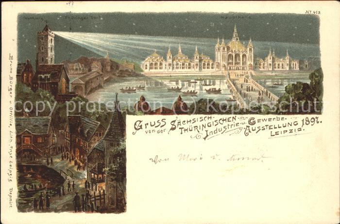 Verlag Buerger Leipzig Nr. 419 Industrie-Gewerbe-Ausstellung Leipz