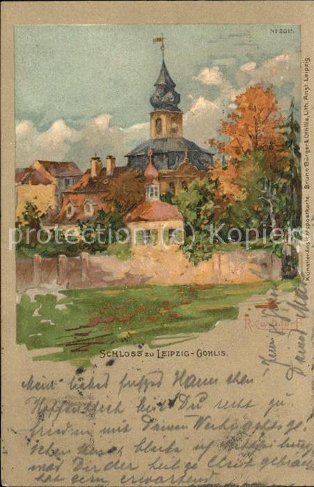 Verlag Buerger Leipzig Nr. 2015 Schloss Leipzig-Gohlis