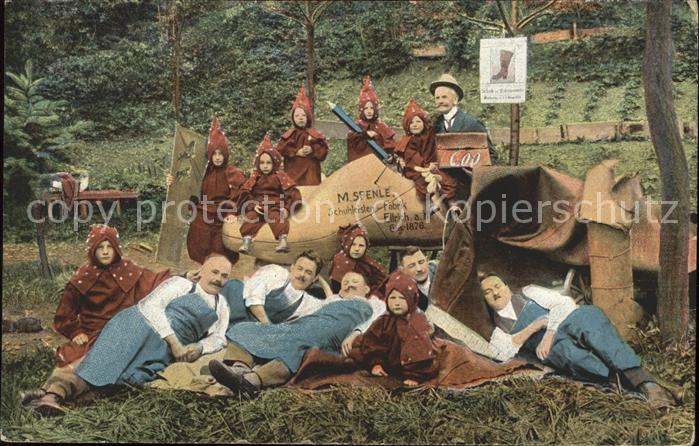 Schuhmacher M. Spenle Heinzelmännchen Stiefelbaukol