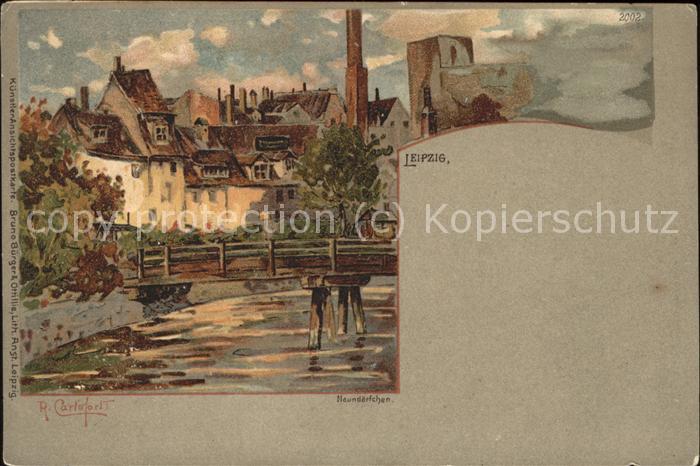 Verlag Buerger Leipzig Nr. 2002 Naundoerfchen R. Carloforti