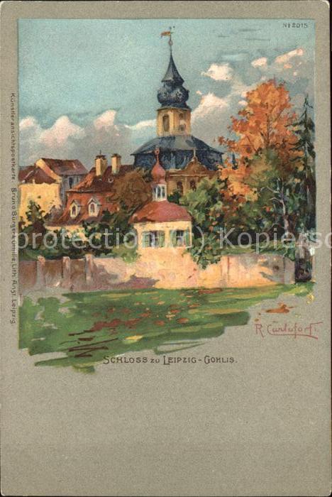 Verlag Buerger Leipzig Nr. 2015 Schloss Leipzig-Gohlis R. Carlofor