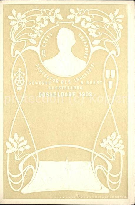 Ausstellung Industrie Gewerbe Kunst Dues Kronprinz Friedrich Wilhelm von Preußen