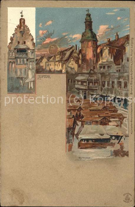 Verlag Buerger Leipzig Nr. 2001 Rathaus R. Carloforti