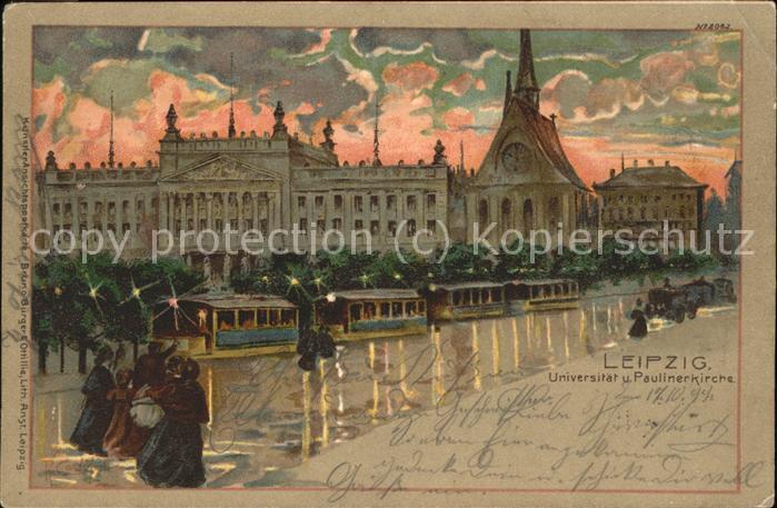 Verlag Buerger Leipzig Nr. 2062 Universität Paulinerkirche