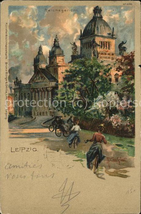 Verlag Buerger Leipzig Nr. 2065Reichsgericht Fahrraeder R. Carloforti