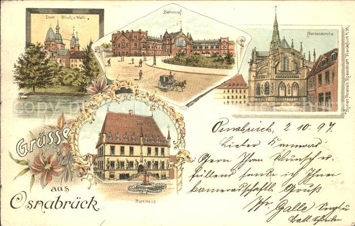 Osnabrueck Bahnhof u.Marienkirche