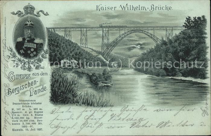 Muengsten Kaiser-Wilhelm-Brücke