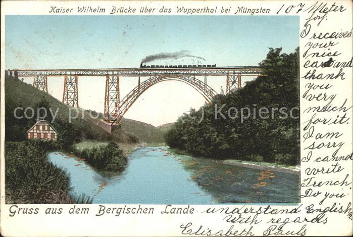 Muengsten Kaiser-Wilhelm-Brücke