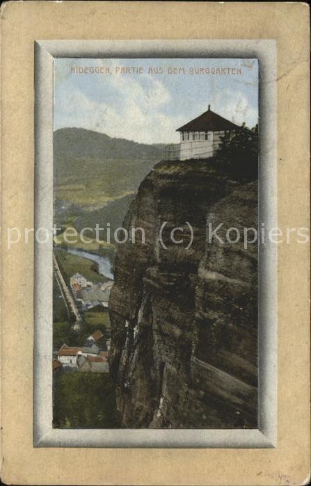 Nideggen Eifel Partie aus dem Burggarten