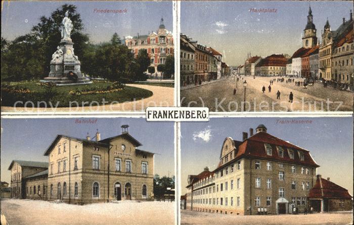 Frankenberg Sachsen Marktplatz u.Bahnhof