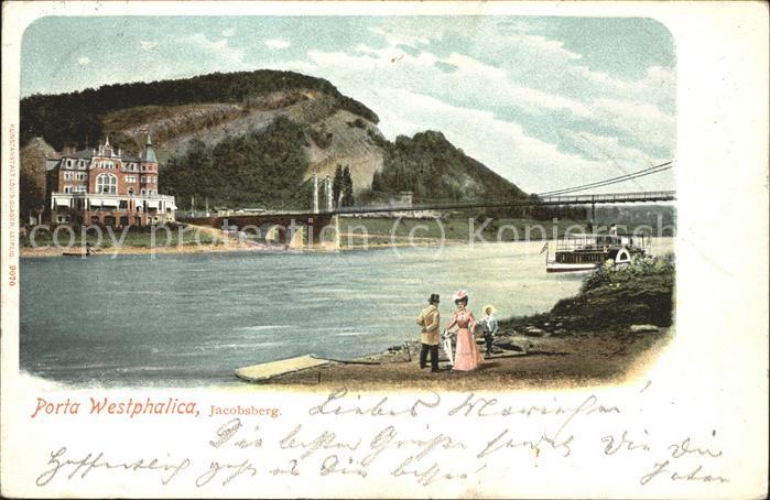 Porta Westfalica Jacobsberg mit Kettenbrücke