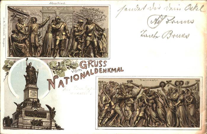 Ruedesheim Rhein Nationaldenkmal