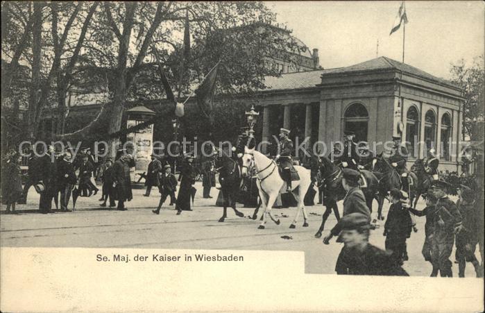 Wiesbaden Der Kaiser zu Pferd