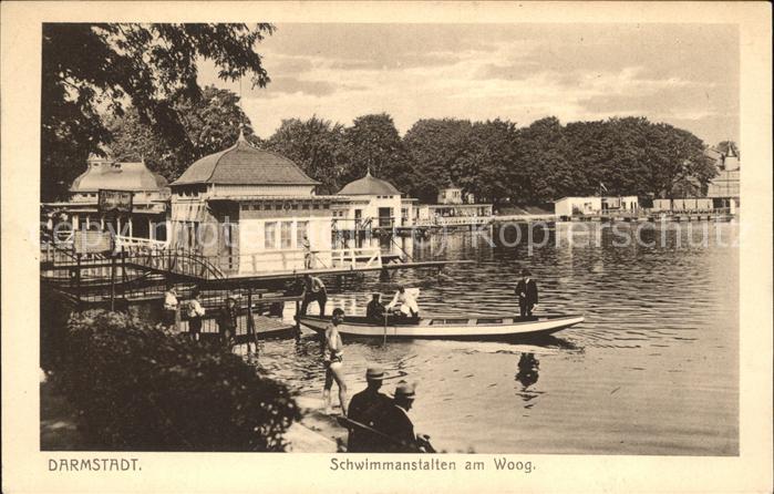 Darmstadt Schwimmanstalten am Woog