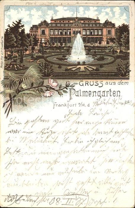 Frankfurt Main Palmengarten