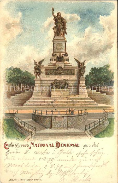 Ruedesheim Rhein Nationaldenkmal