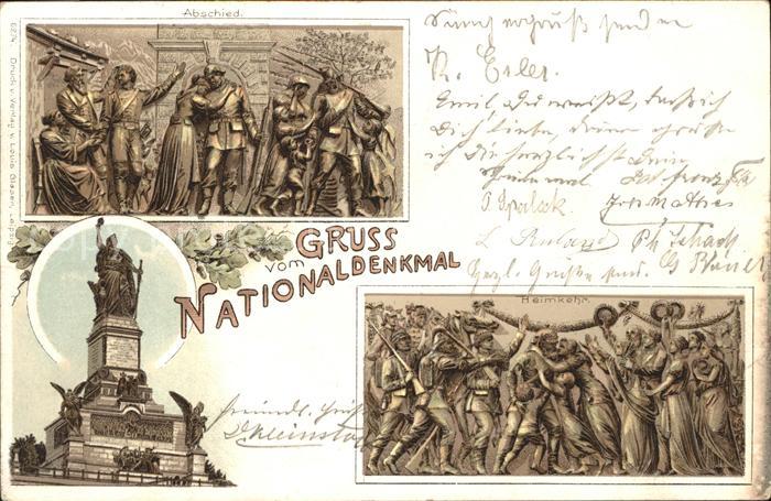 Ruedesheim Rhein Nationaldenkmal