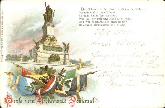 Ruedesheim Rhein Nationadlenkmal