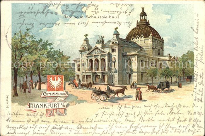 Frankfurt Main Das neue Schauspielhaus