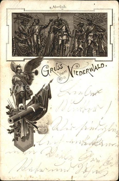 Ruedesheim Rhein Denkmal auf dem Niederwald