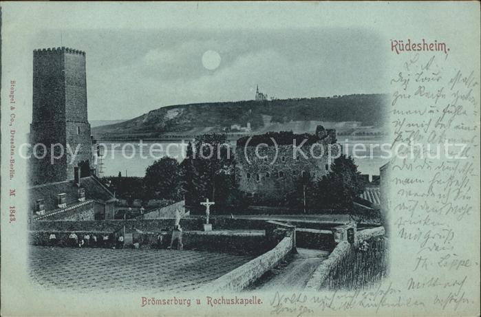 Ruedesheim Rhein Brömserburg u.Rochuskapelle