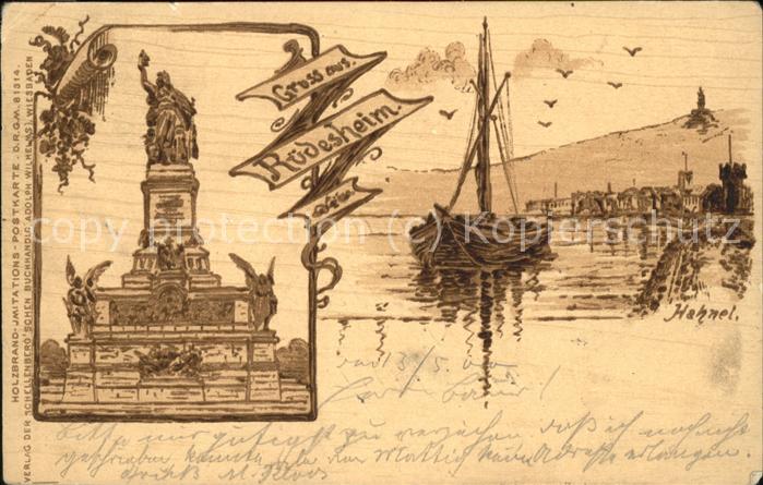 Ruedesheim Rhein Nationaldenkmal