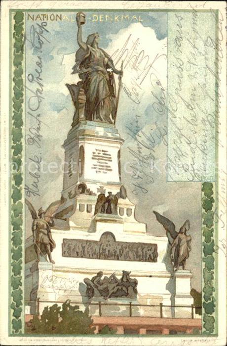 Ruedesheim Rhein National-Denkmal