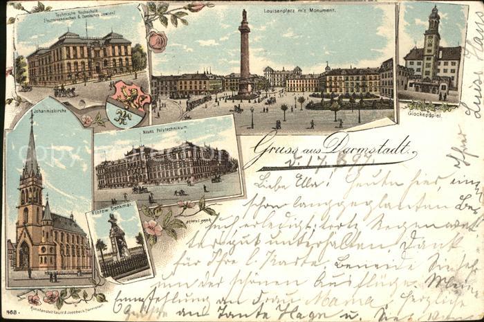 Darmstadt Johanniskirche u.Tech.Hochschule