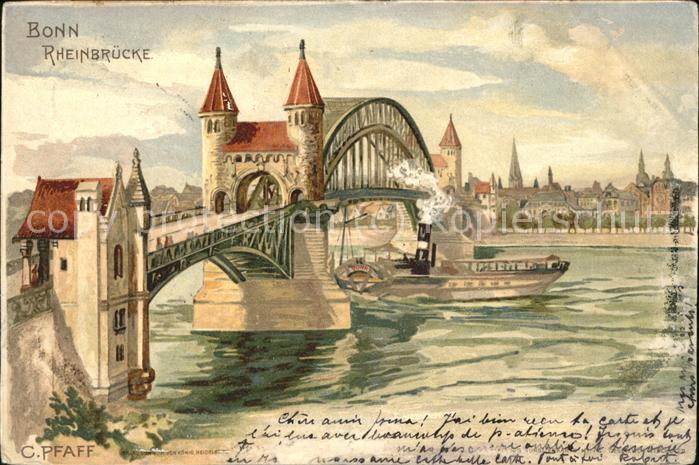 Bonn Rhein Rheinbrücke