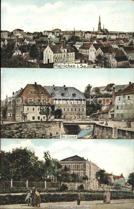 Hainichen Sachsen Technikum u.Sedanstrasse