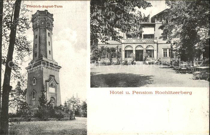 Rochlitz Sachsen Hotel-u.Pension Rochlitzerberg u.Friedrich-August-Turm