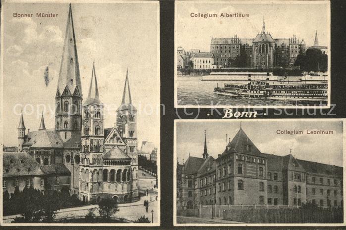 Bonn Rhein Muenster u.Collegium Leoninum
