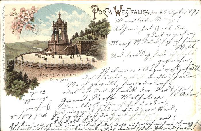 Porta Westfalica Kaiser-Wilhelm-Denkmal