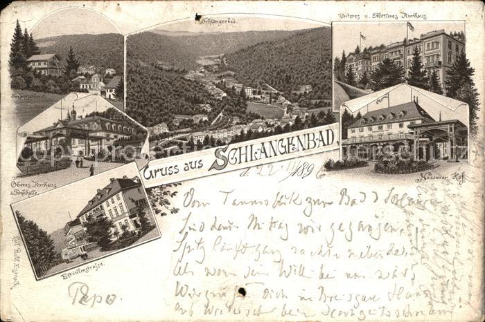 Schlangenbad Taunus Eltvillerstrasse u.Nassauer Hof
