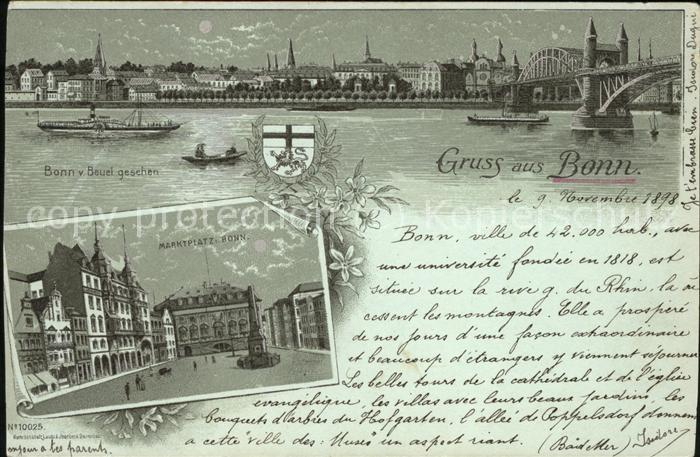 Bonn Rhein Marktplatz