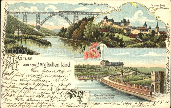 Remscheid Thalsperre u.Müngstener Eisenbahnbrücke