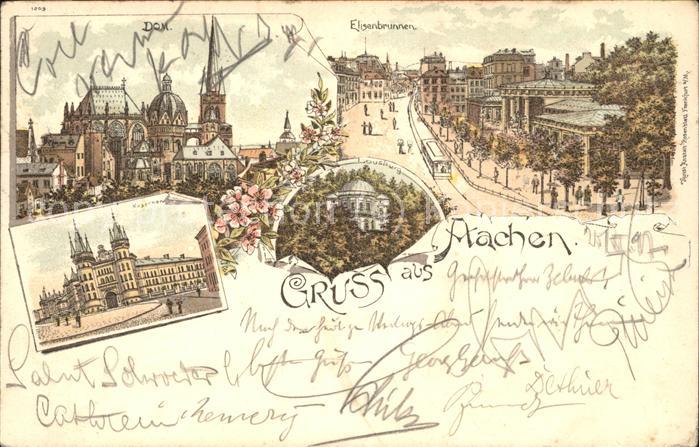 Aachen Elisenbrunnen u.Kasernen