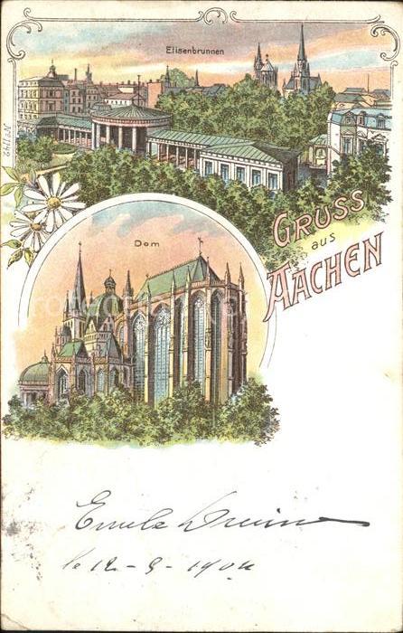 Aachen Dom u.Elisenbrunnen