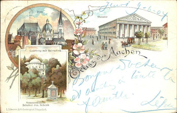 Aachen Theater u.Dom