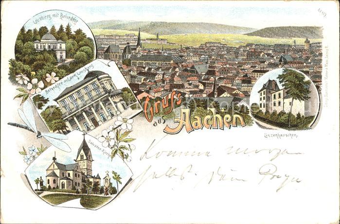 Aachen Salvator-Kirche u.Linzenhäuschen