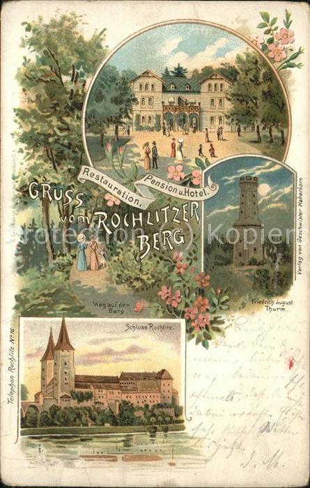 Rochlitz Sachsen Schloss Rochlitz u.Friedrich-August-Thu