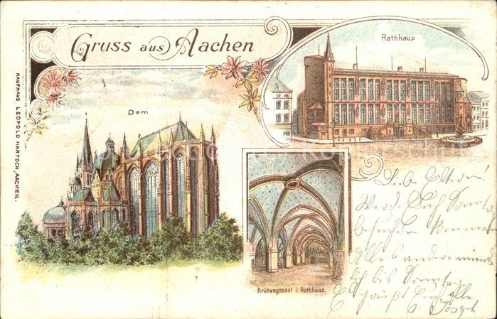 Aachen Rathaus u.Dom