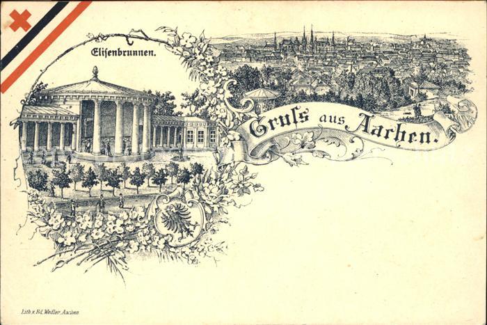 Aachen Elisenbrunnen (Feldpost)