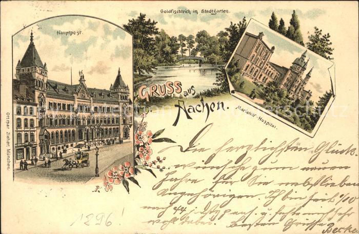 Aachen Hauptpost u.Mariahilf-Hospital