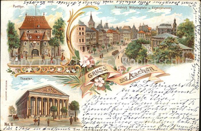 Aachen Pontthor u.Theater