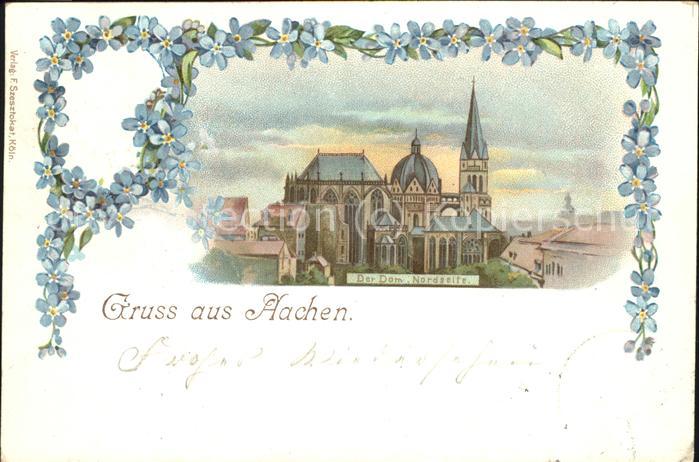 Aachen Dom (Bahnpoststempel)