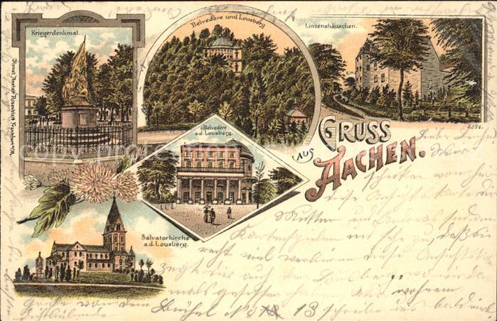 Aachen Kriegerdenkmal u.Linzenhäuschen