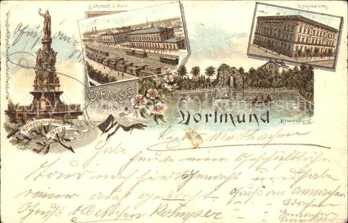 Dortmund Gymnasium u.Krieger-Denkmal